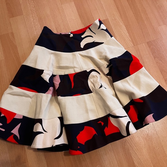 Delpozo Multi-color Flared Mini Skit - Picture 10 of 12